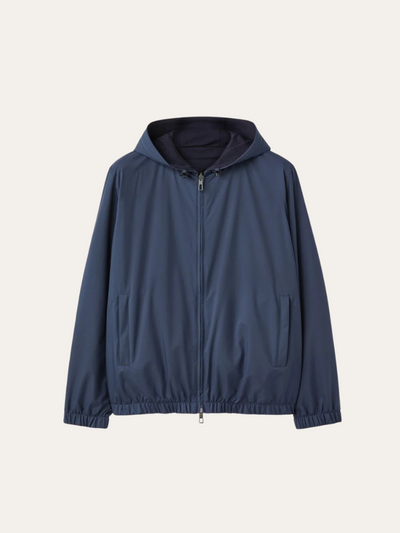 Reversible City Bomber Jacket – Navy Blue