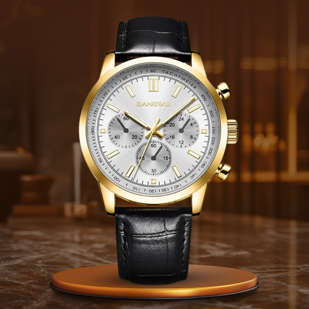 Casual Sport Military Business Leather Quartz Watch