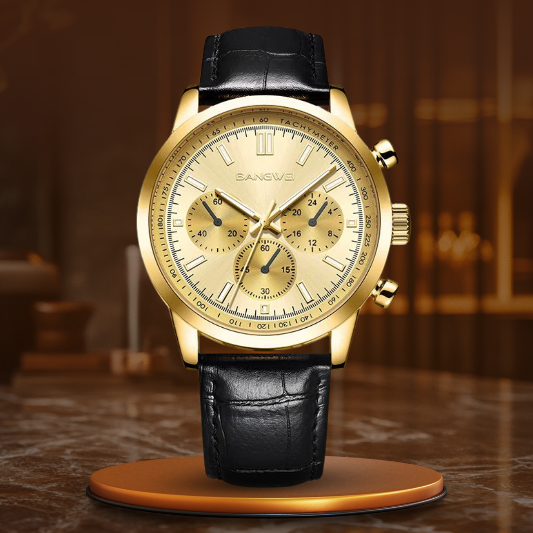 Casual Sport Military Business Leather Quartz Watch