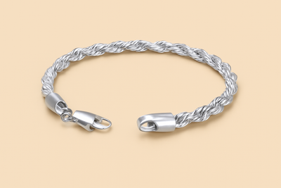 Stylish 3mm Twist Bracelet - Perfect for Him and Her