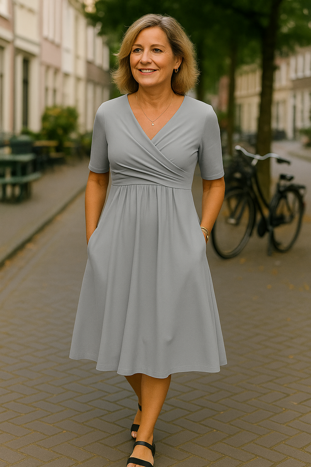 Rachel | Stylish Comfortable Midi Dress