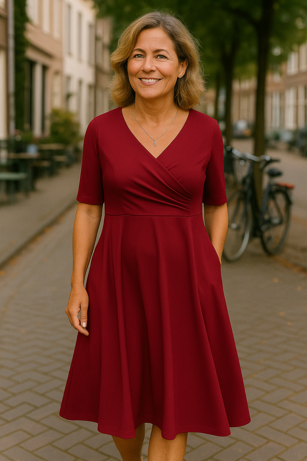 Rachel | Stylish Comfortable Midi Dress