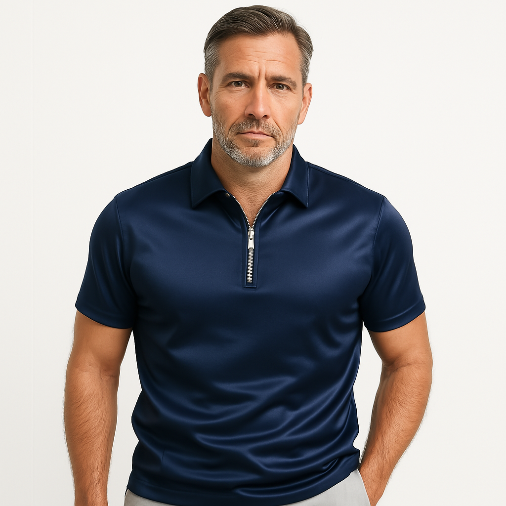 Laluna® | Classic Zip Polo Shirt