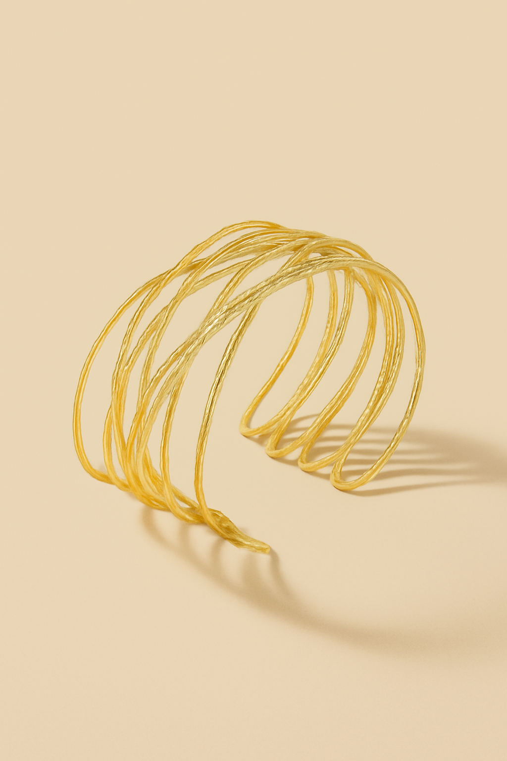 Elegant geometric open cuff bracelet for women