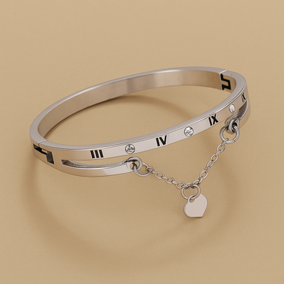 Elegant Roman Digital Love Bracelet for Women