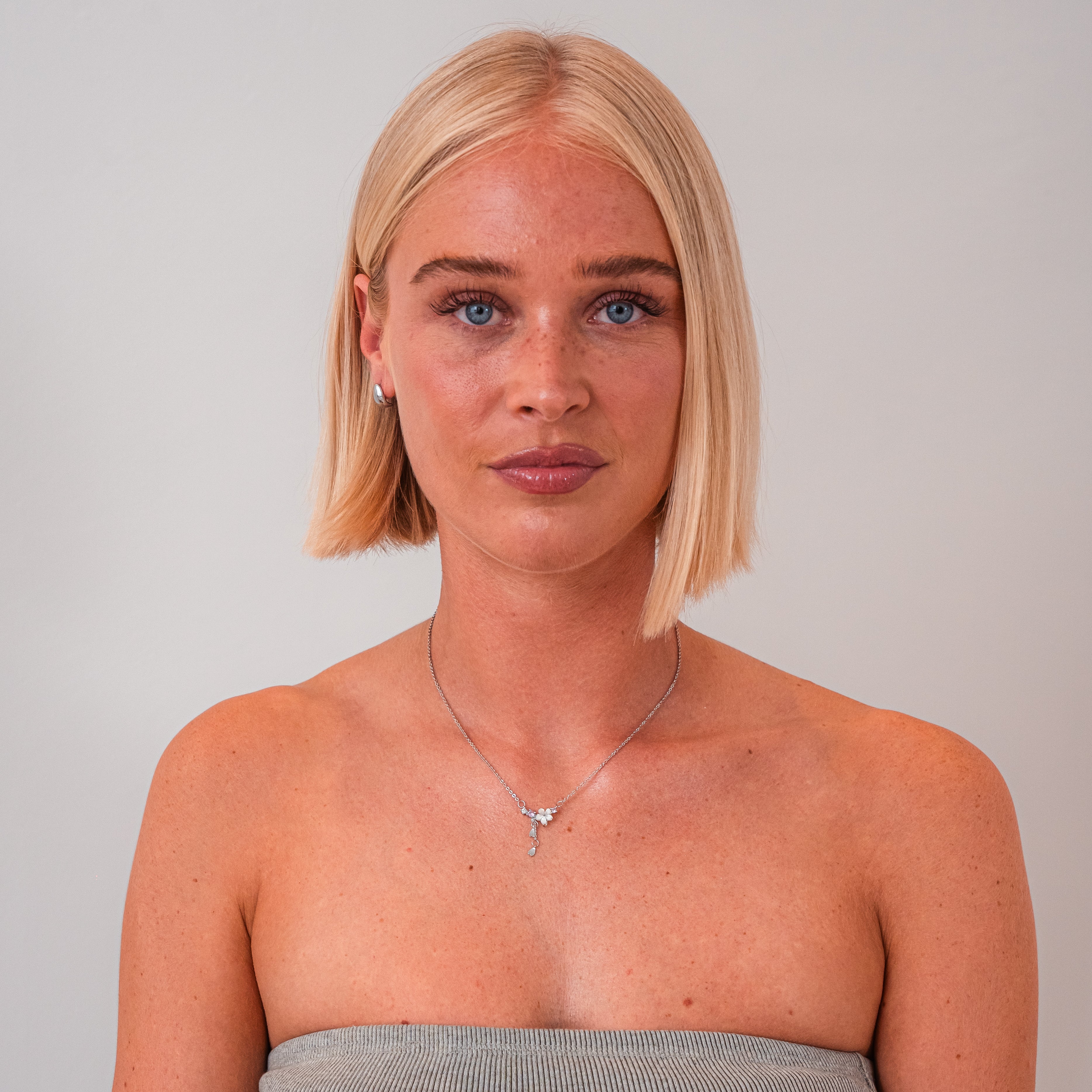 Silver Cherry Blossoms