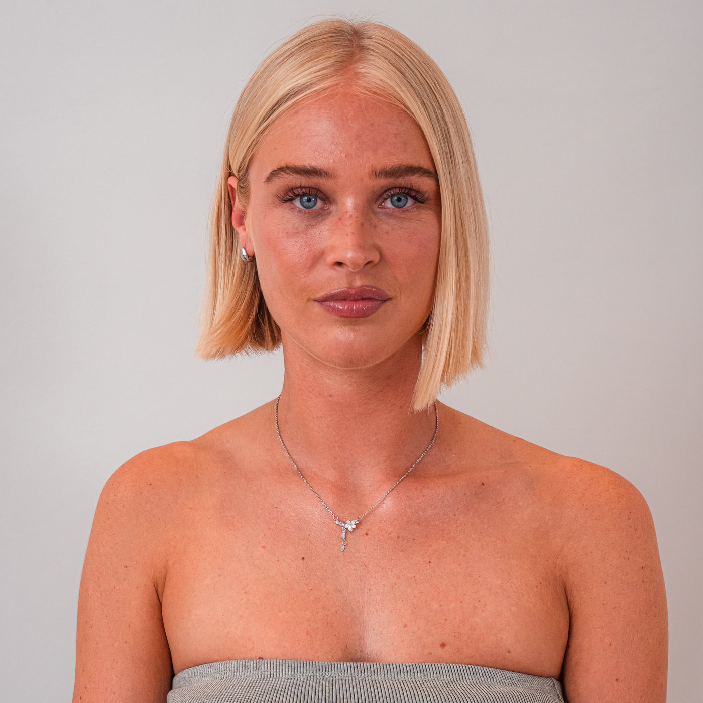 Silver Cherry Blossoms