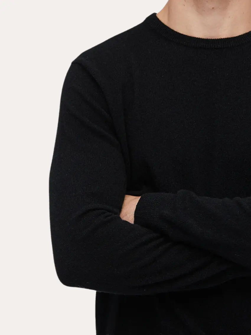 Premium Cashwool Sweater - Black - Sophie New York