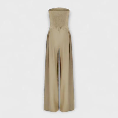 Amelie | Stylish Strapless Wide-Leg Jumpsuit
