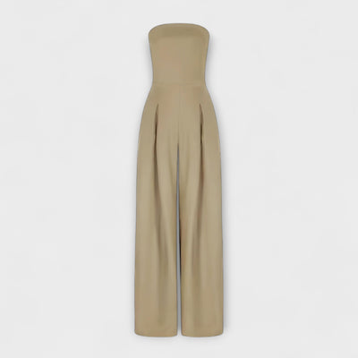 Amelie | Stylish Strapless Wide-Leg Jumpsuit