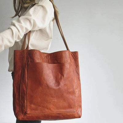 Dagmar™ - Elegant Leather Bag with Style