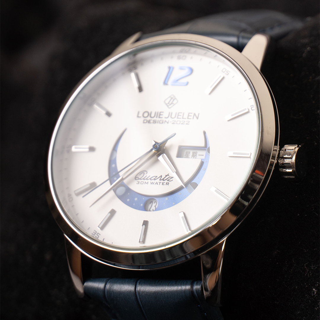 van Baerle® - Elegant Luminous Moon Phase Watch