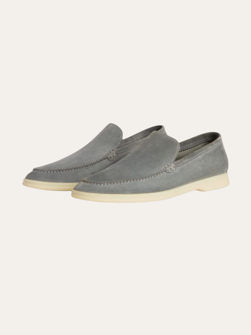 Forfinet Suede Loafers – Dark Gray - Sophie New York