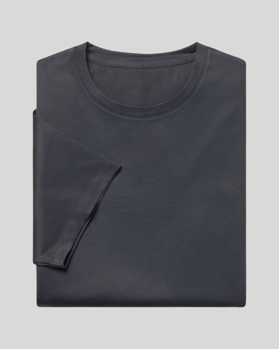 Signature Supima T-shirt – Dark Gray - Sophie New York