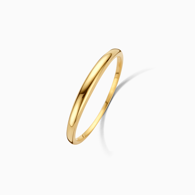 Slim Dome Ring | 14k Gold