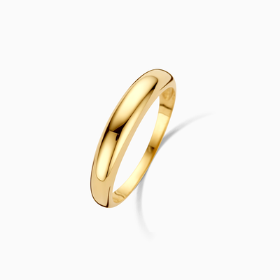 Midi Dome Ring | 14k Gold