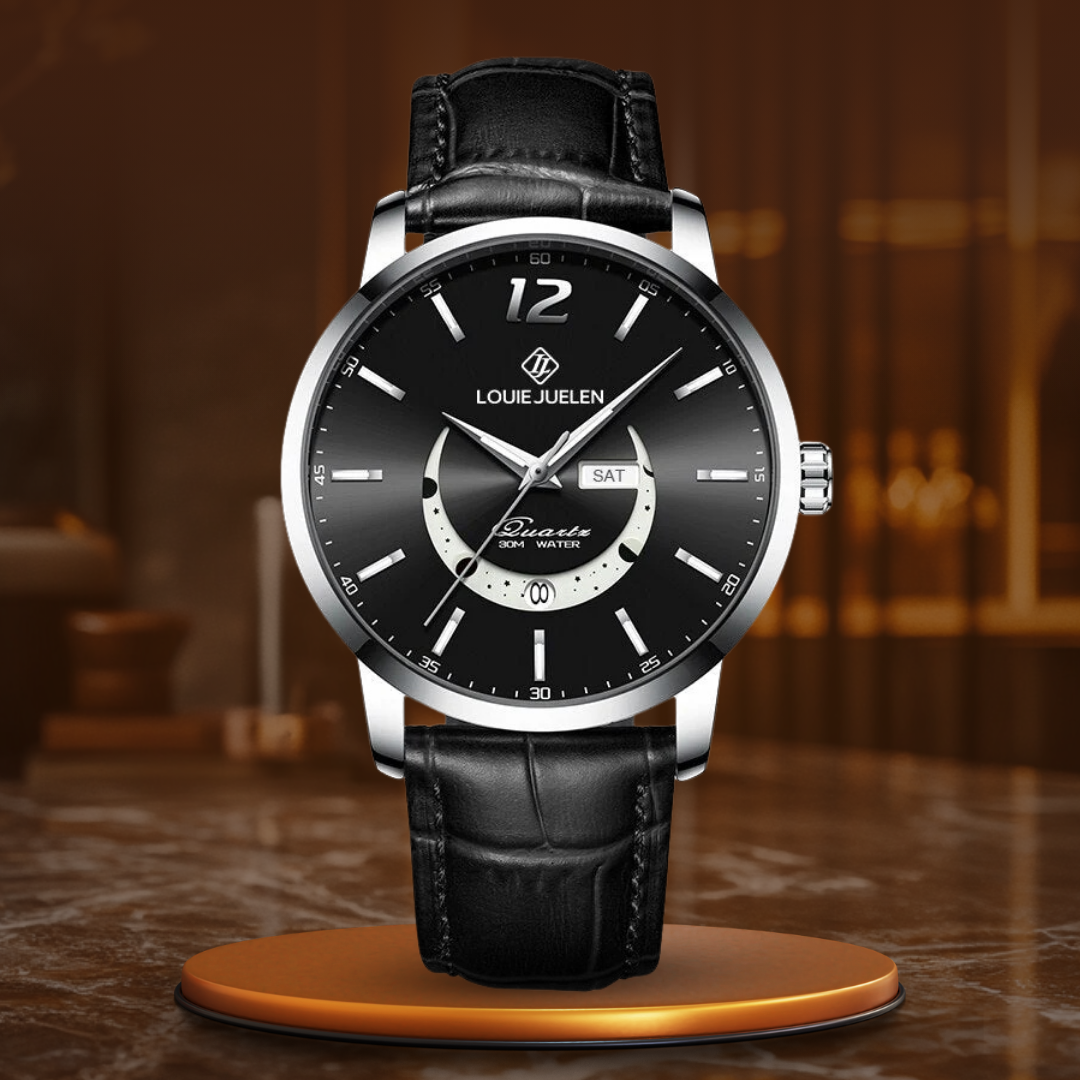 van Baerle® - Elegant Luminous Moon Phase Watch