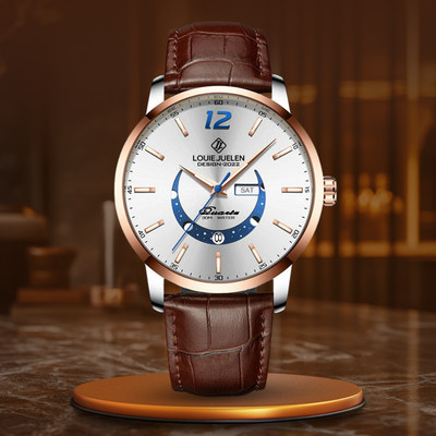 van Baerle® - Elegant Luminous Moon Phase Watch
