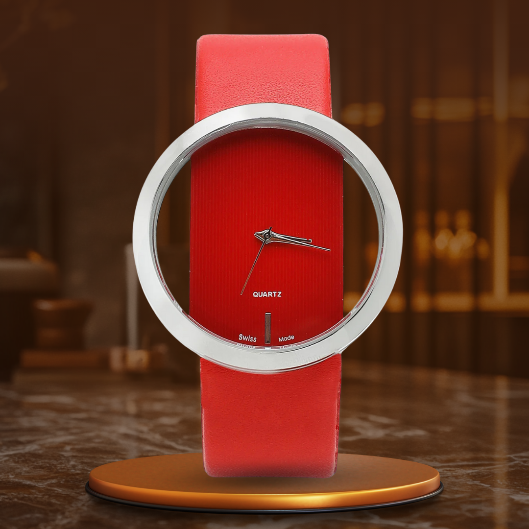 Elegant Transparent Quartz Watch