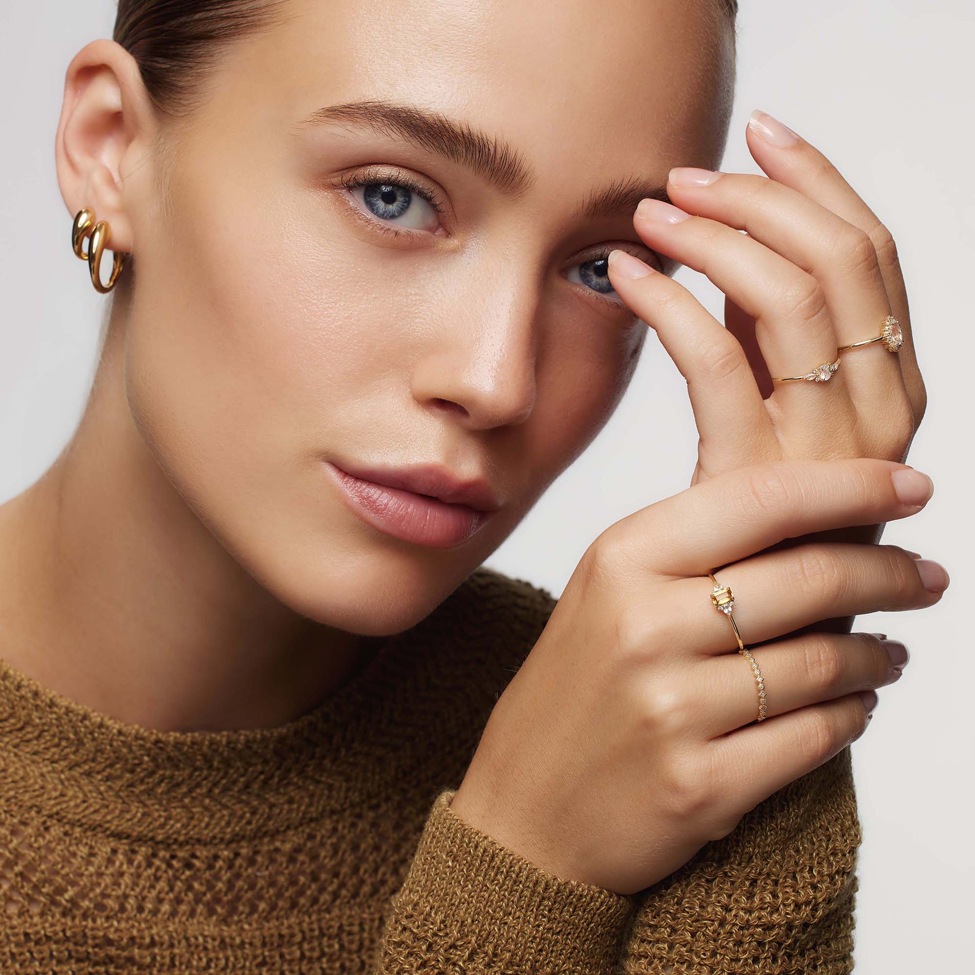 Moonstone Muse Ring | 14k Gold
