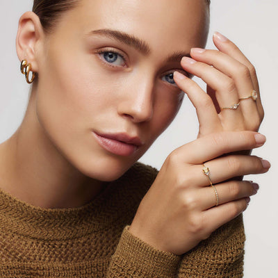 Moonstone Muse Ring | 14k Gold
