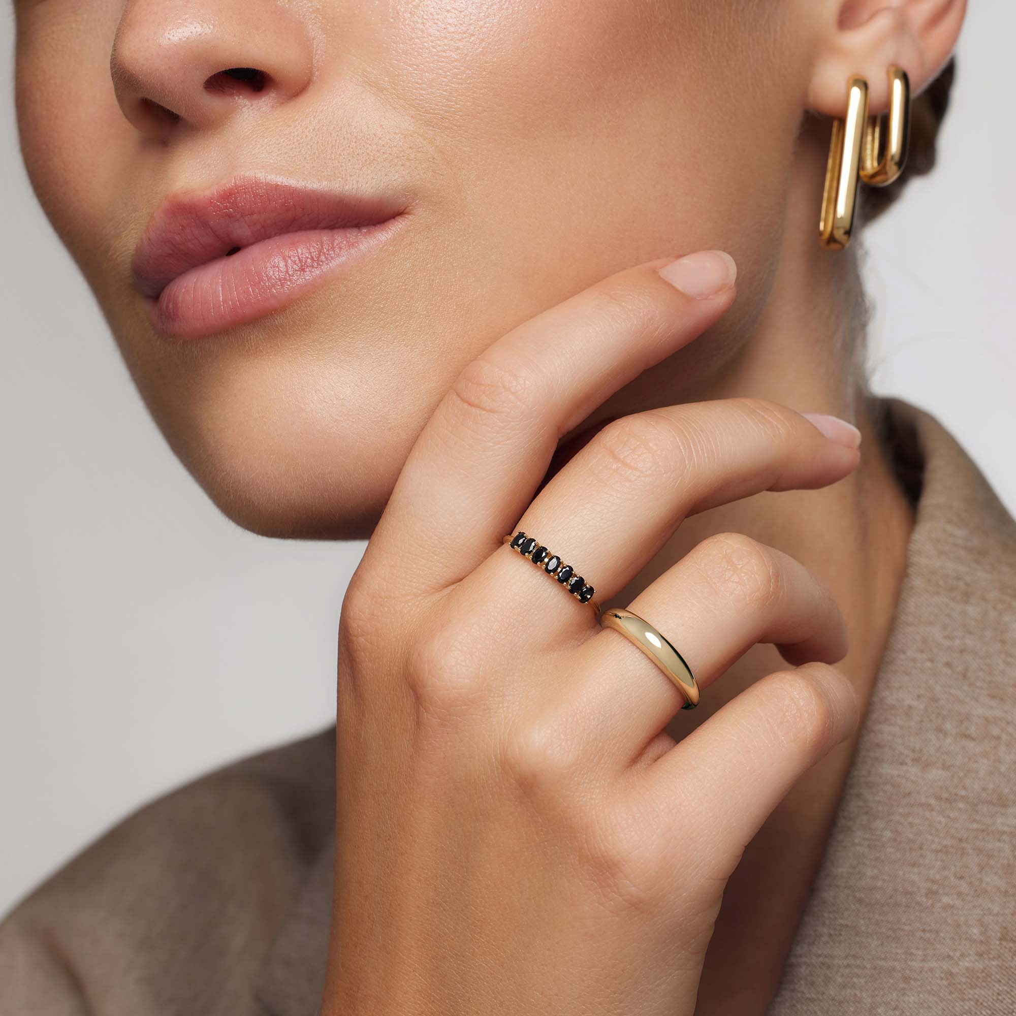Rock Solid Ring | 14k Gold