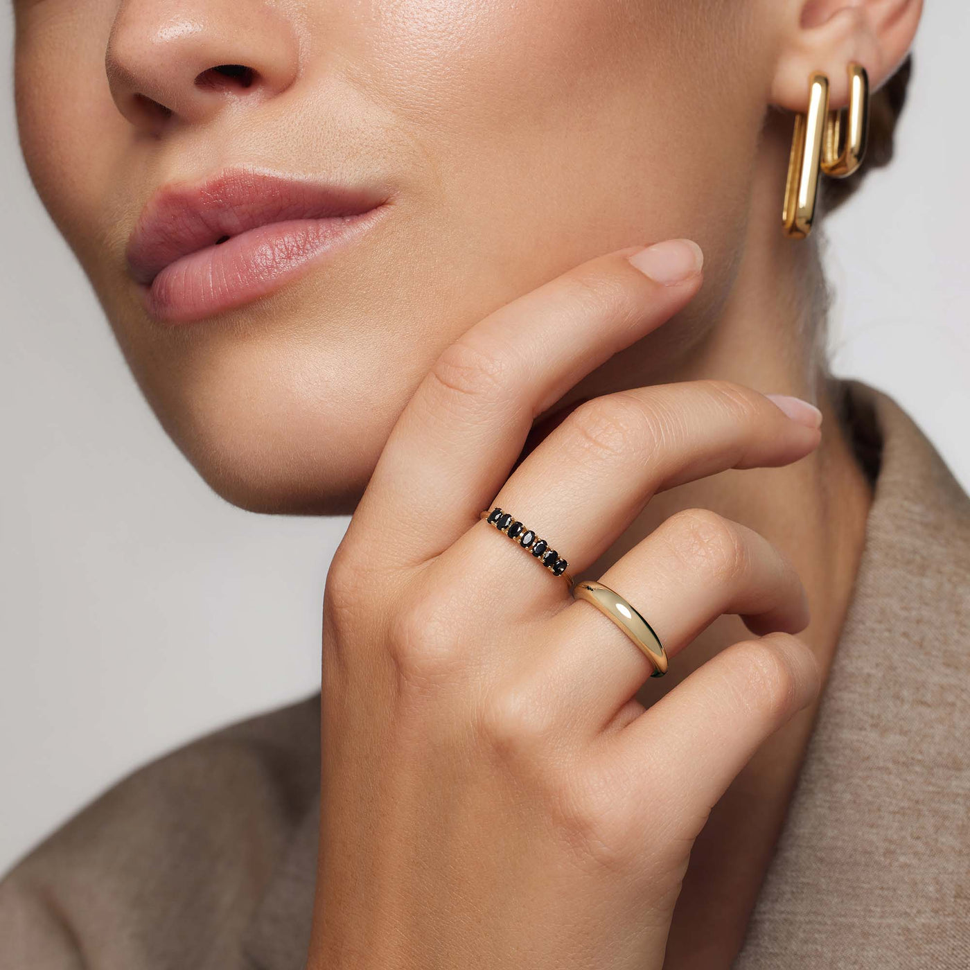 Rock Solid Ring | 14k Gold