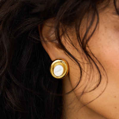 Giselle Pearl Earrings | 14k Gold