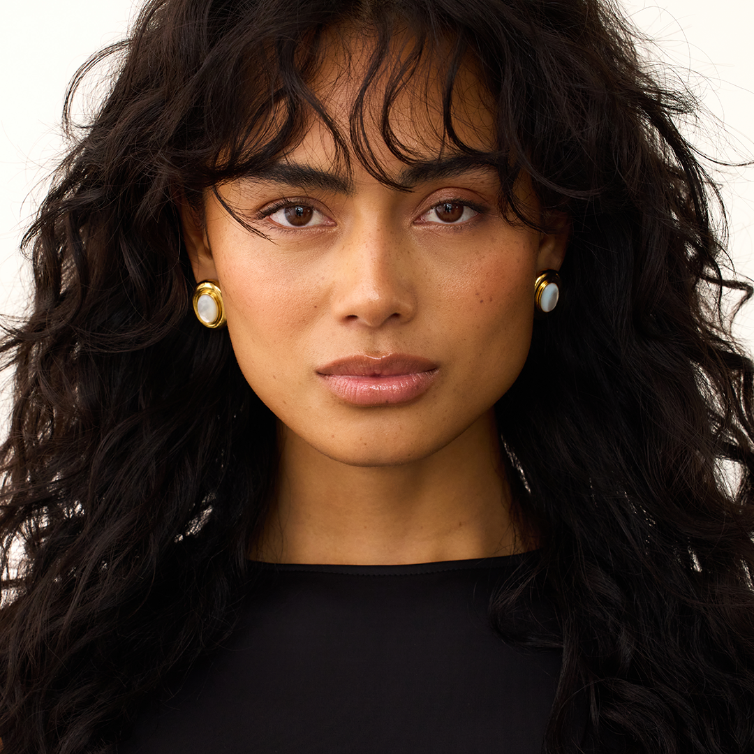 Giselle Pearl Earrings | 14k Gold