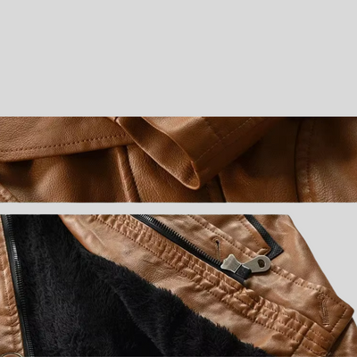 Flint | Refined Leather Jacket