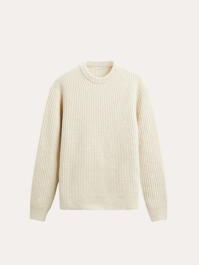 Ribbed Sweater with O-Neck - Sophie New York
