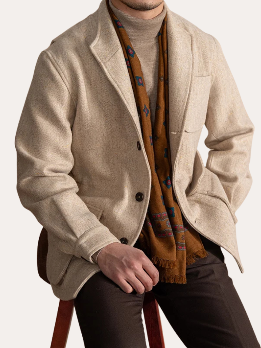 Wool Jacket Beige