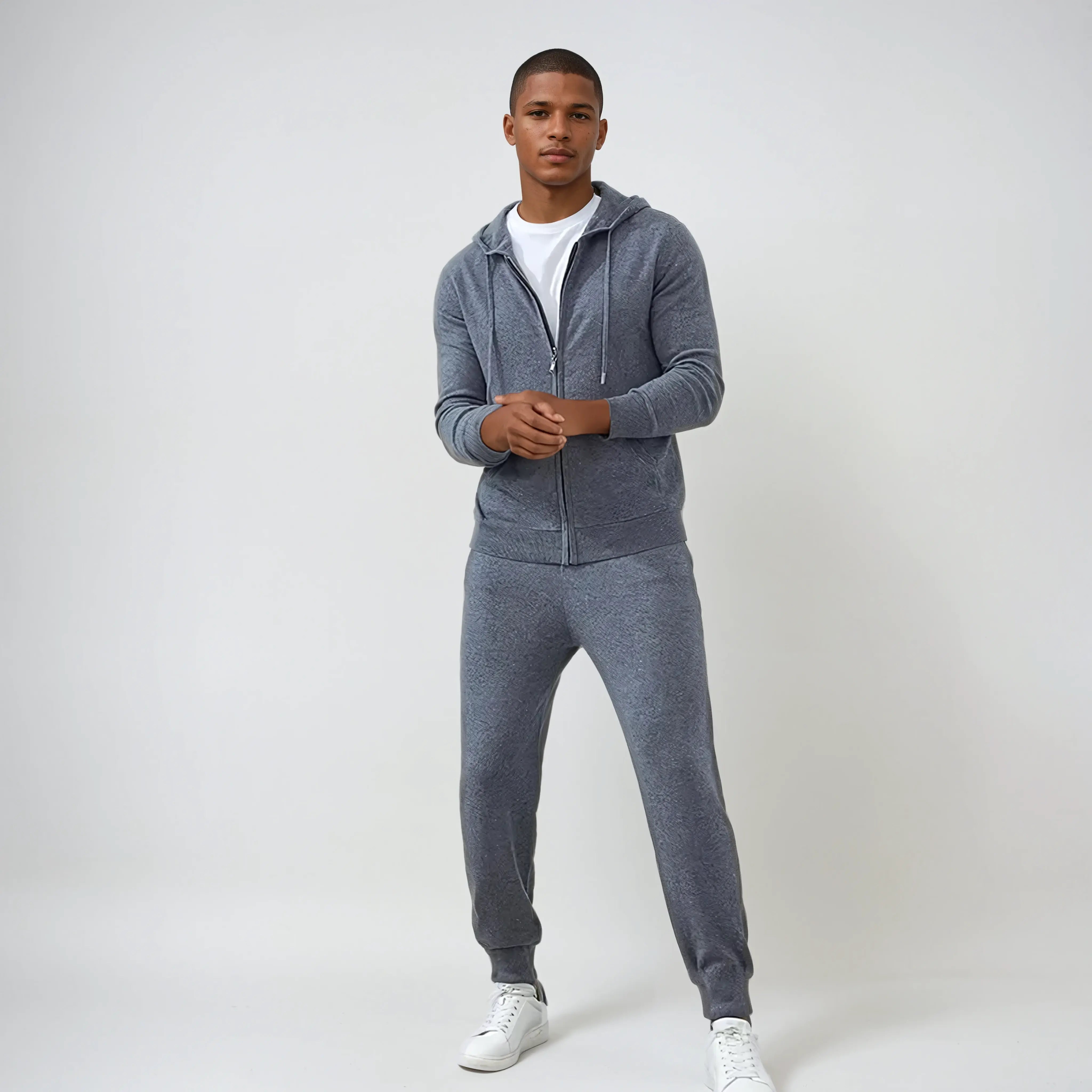 Finslebne Cashmere Pants – Dark Gray