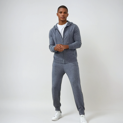 Fins Cashmere Pants – Dark Gray - Sophie New York