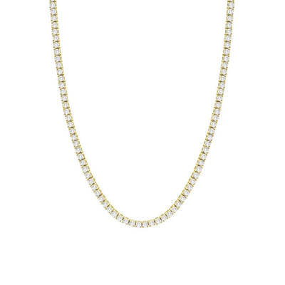 Tiffany Tennis Necklace Gold
