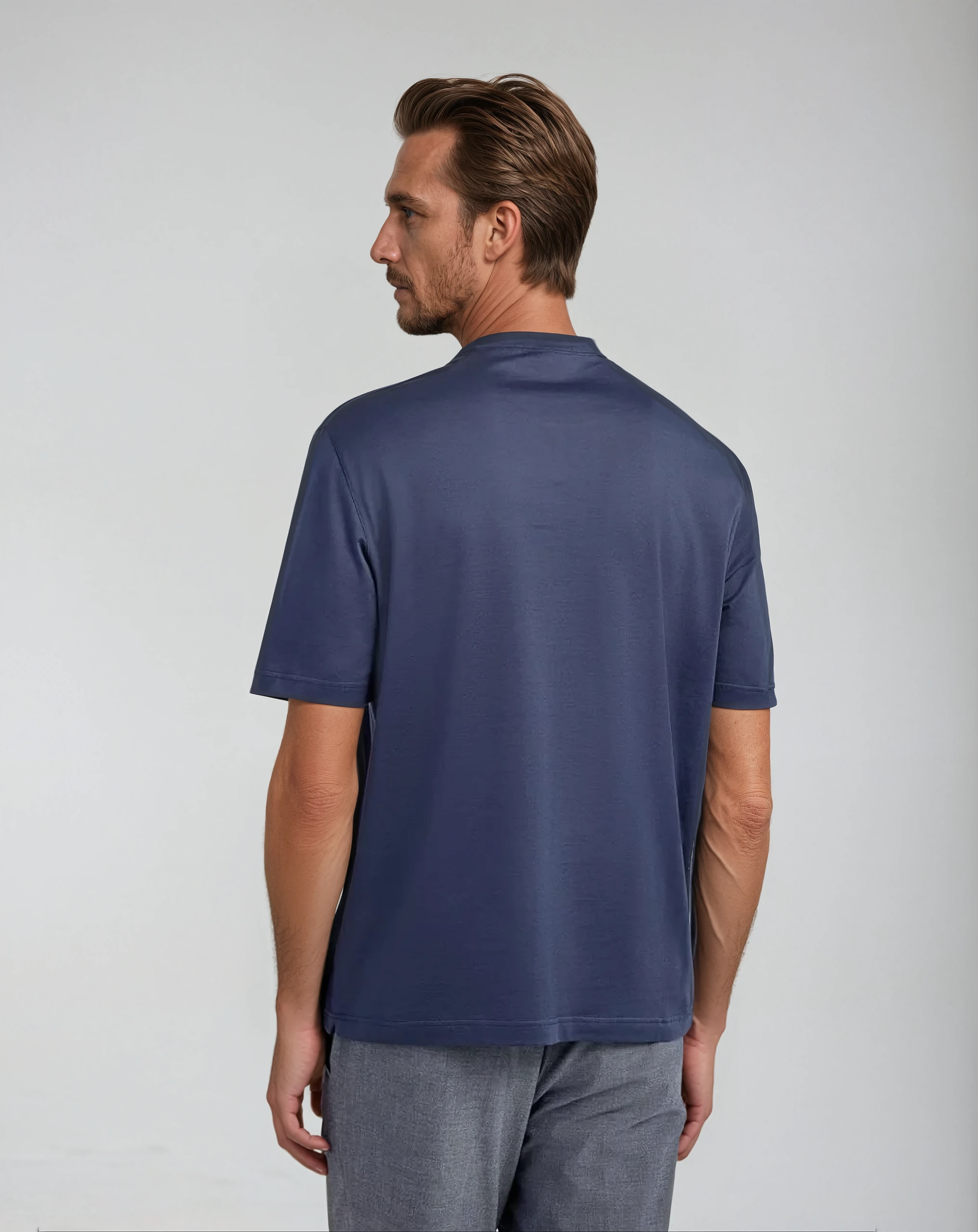 Signature Supima T-shirt – Intense Blue - Sophie New York