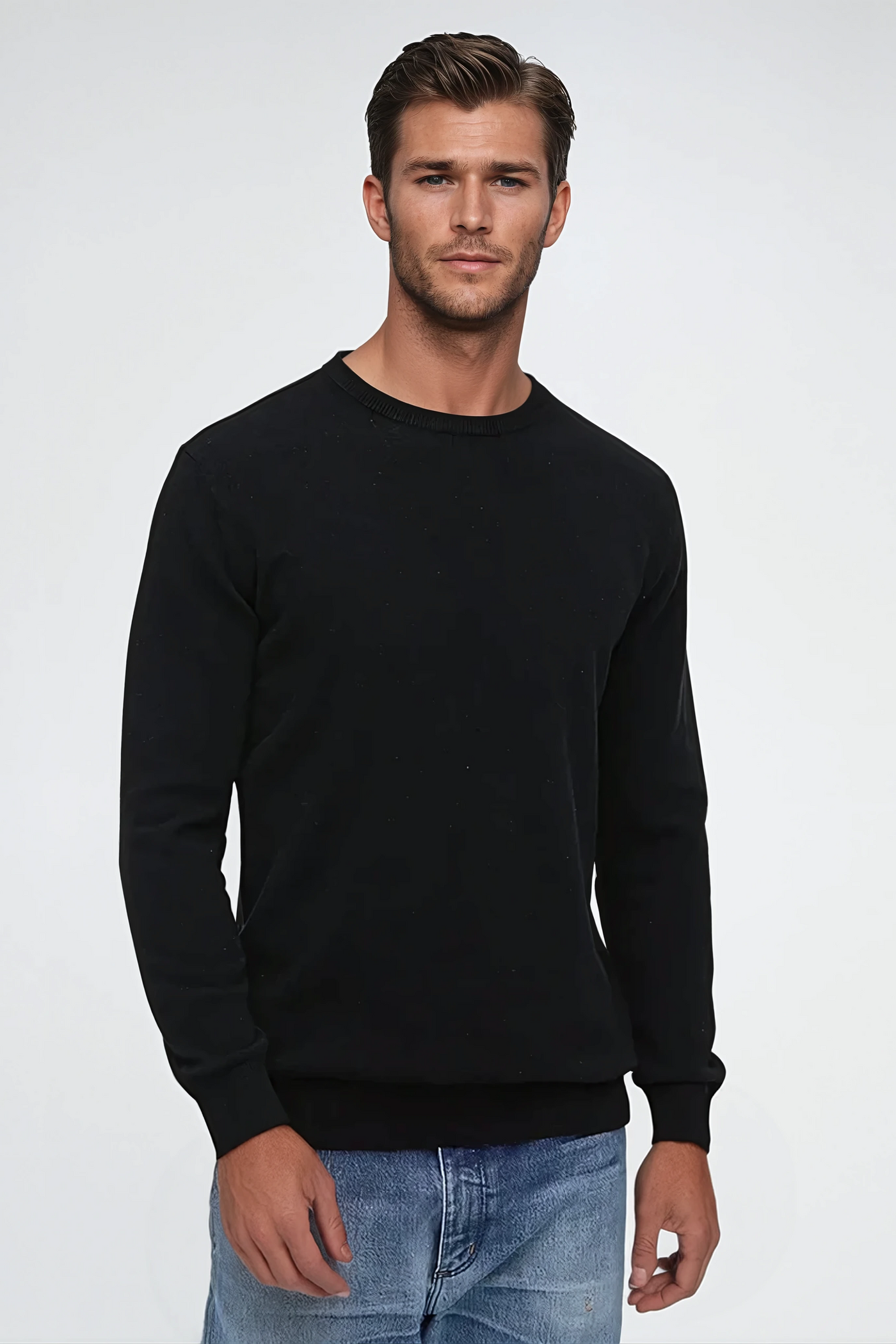 Premium Cashwool Sweater - Black - Sophie New York