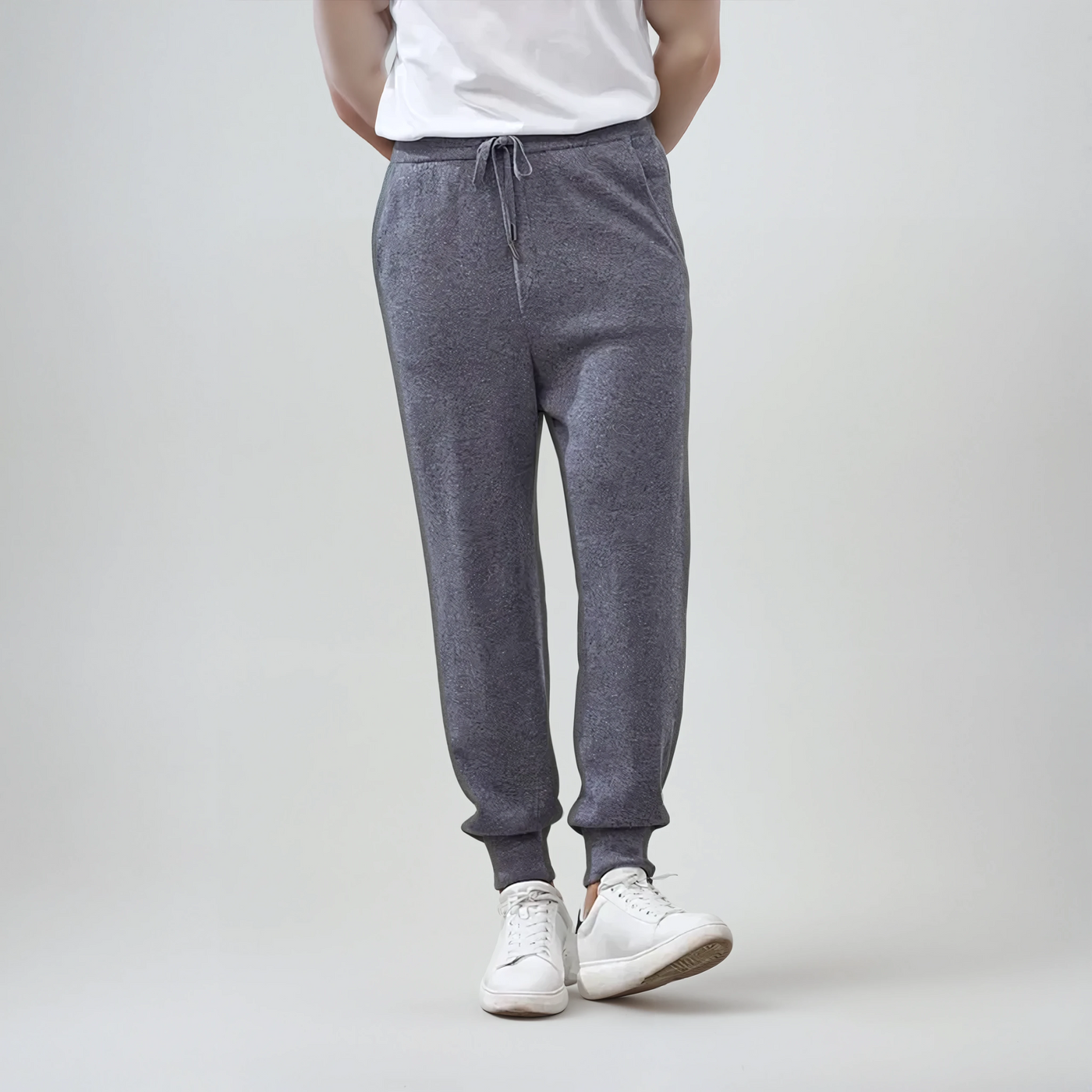 Fins Cashmere Pants – Dark Gray - Sophie New York