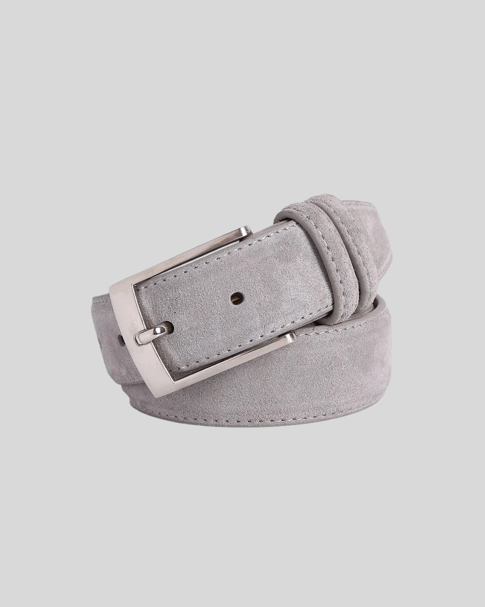 Suede belt - Gray - Sophie New York