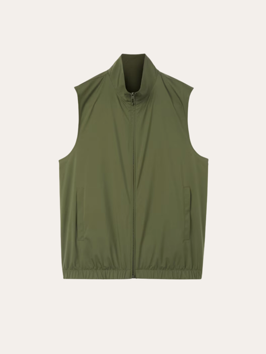 Reversible City Bodywarmer - Dark Green - Sophie New York