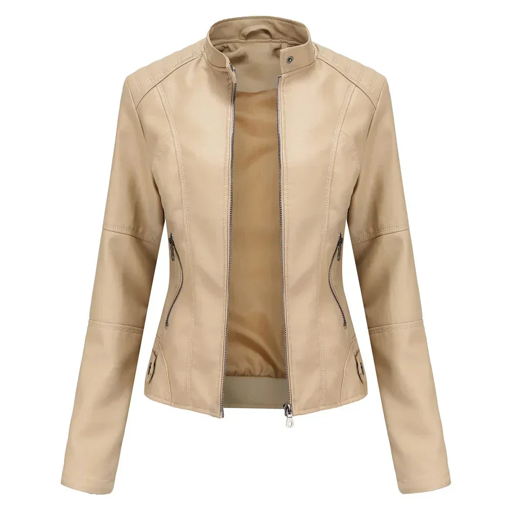 Jolien™ - Trendy Leather Jacket