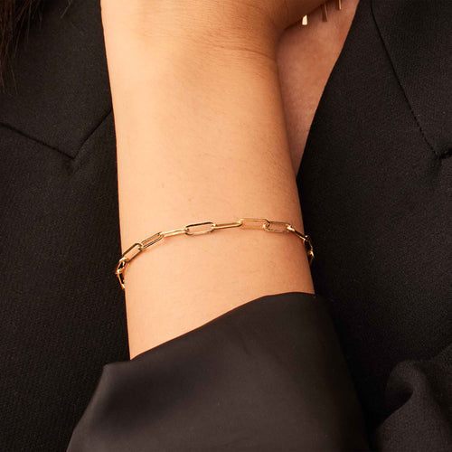 Venice Link Bracelet | 14k Gold