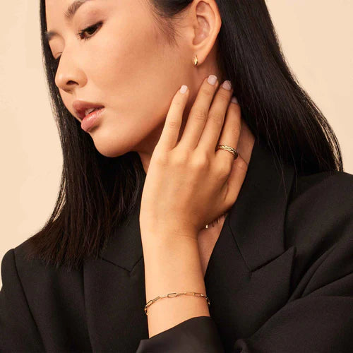 Venice Link Bracelet | 14k Gold