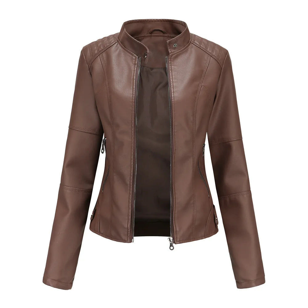 Jolien™ - Trendy Leather Jacket