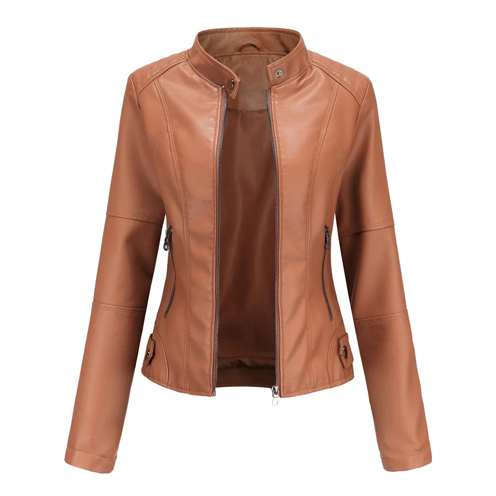 Jolien™ - Trendy Leather Jacket