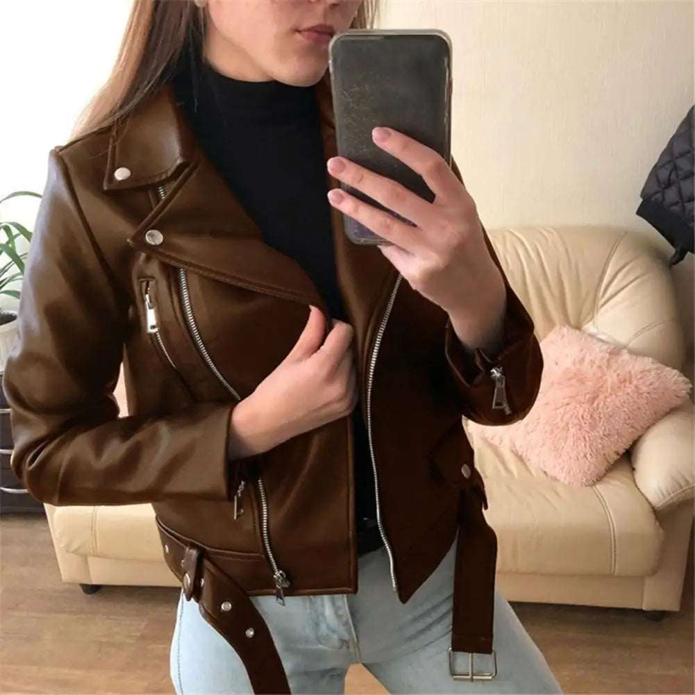 Wendela™ – Elegant Leather Jacket