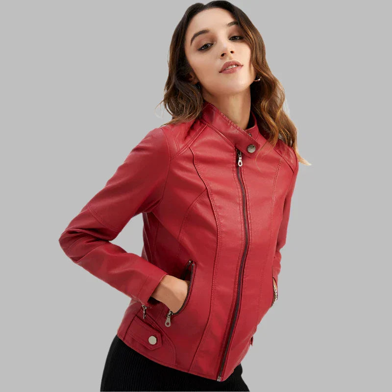 Jolien™ - Trendy Leather Jacket