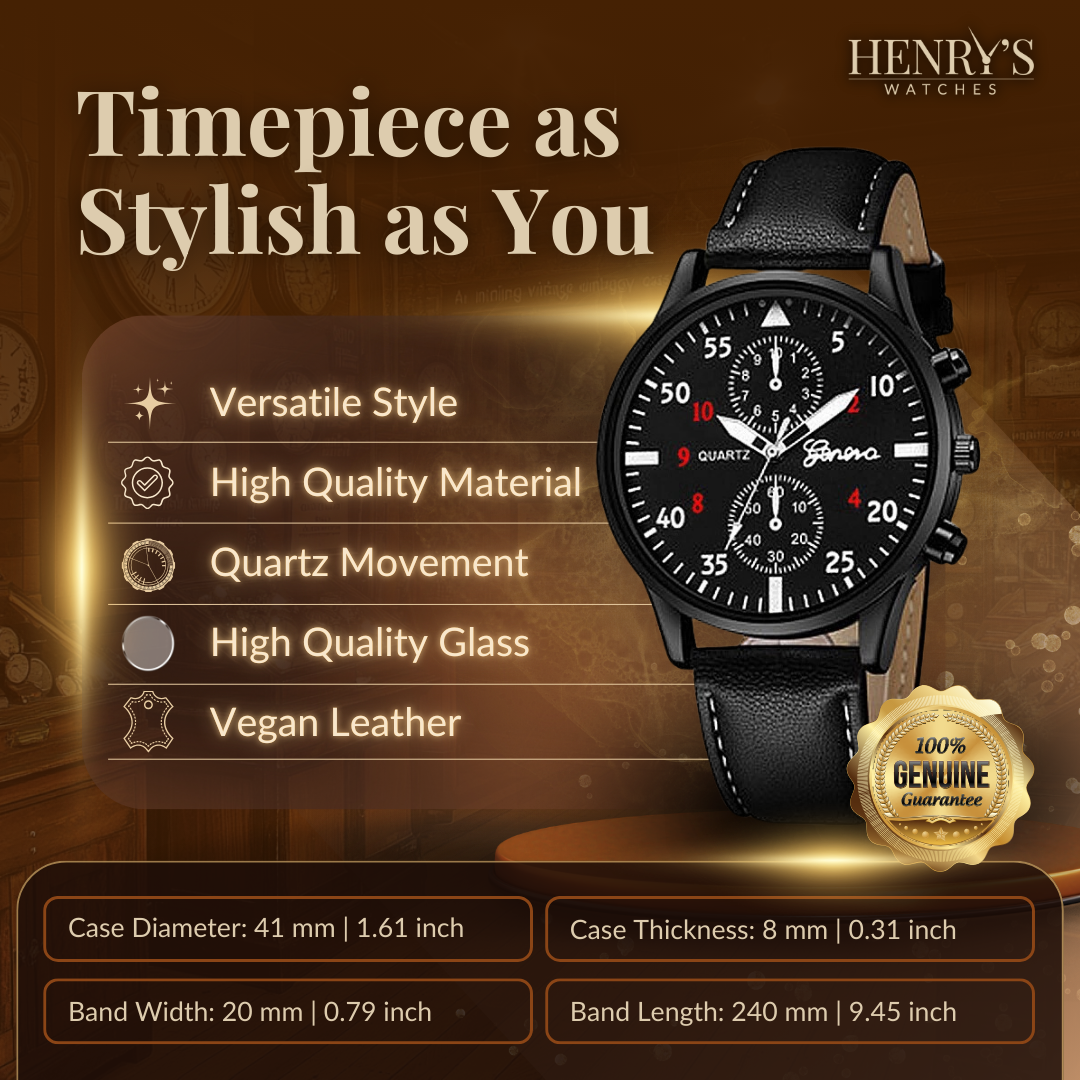 4-Piece Fashion Watch and Bracelet Set