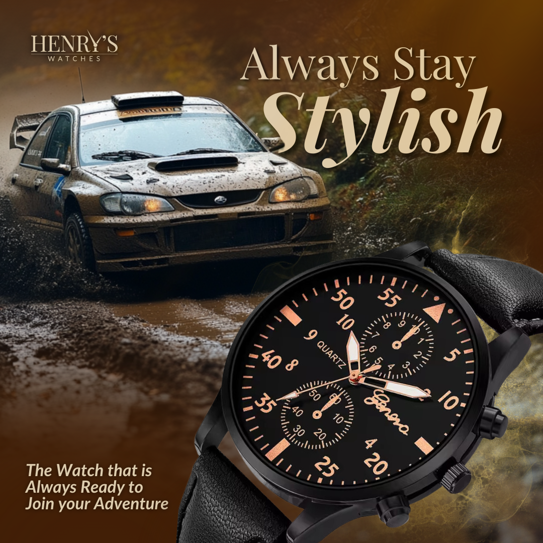 4-Piece Fashion Watch and Bracelet Set