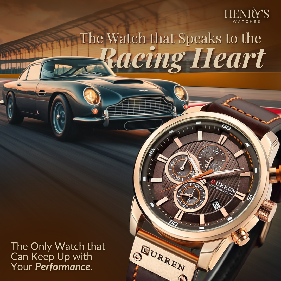 van Baerle® - Elegant Quartz Watch with Leather Band